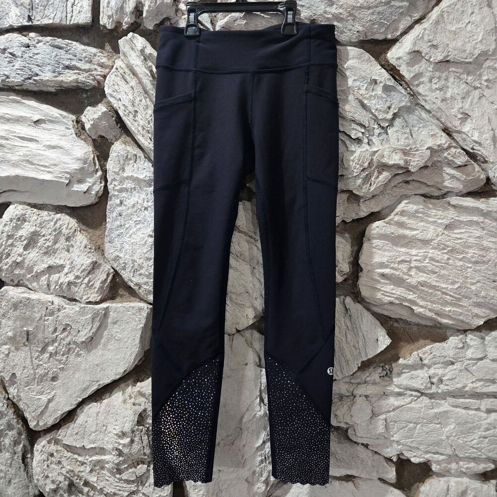 Lululemon Tight Stuff Tight(JADED) Blue Women's Size 4